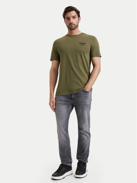 HUGO HUGO Camiseta Nesptee 50572740 Verde oscuro Regular Fit