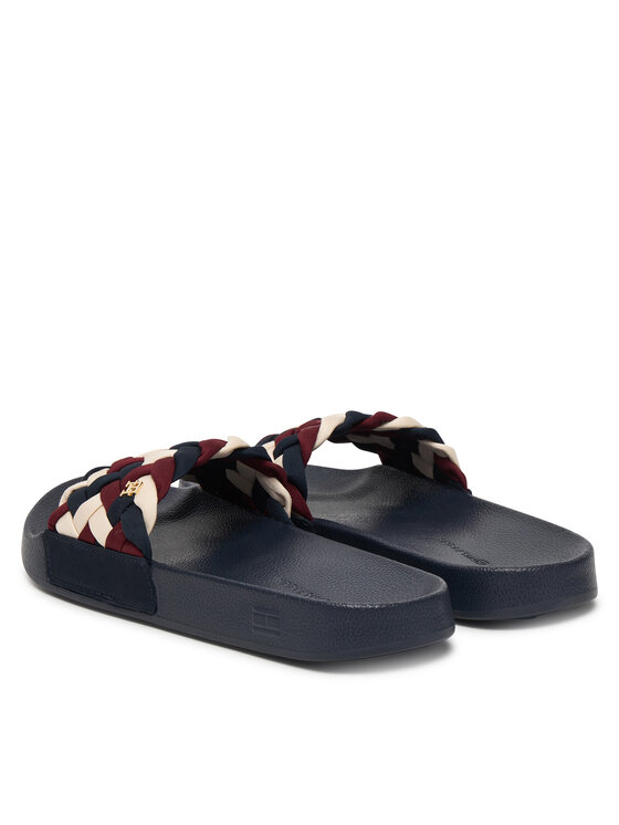 Tommy Hilfiger Papucs Tommy Hilfiger Th Braided Pool Slide FW0FW09203 Színes