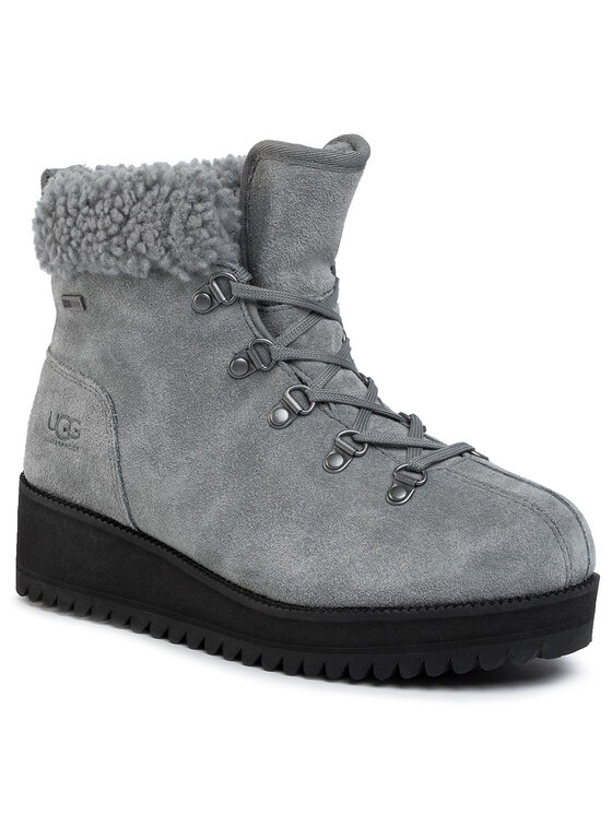 Ugg Gležnjarji Ugg W Birch Lace-Up Shearling 1105312 Siva