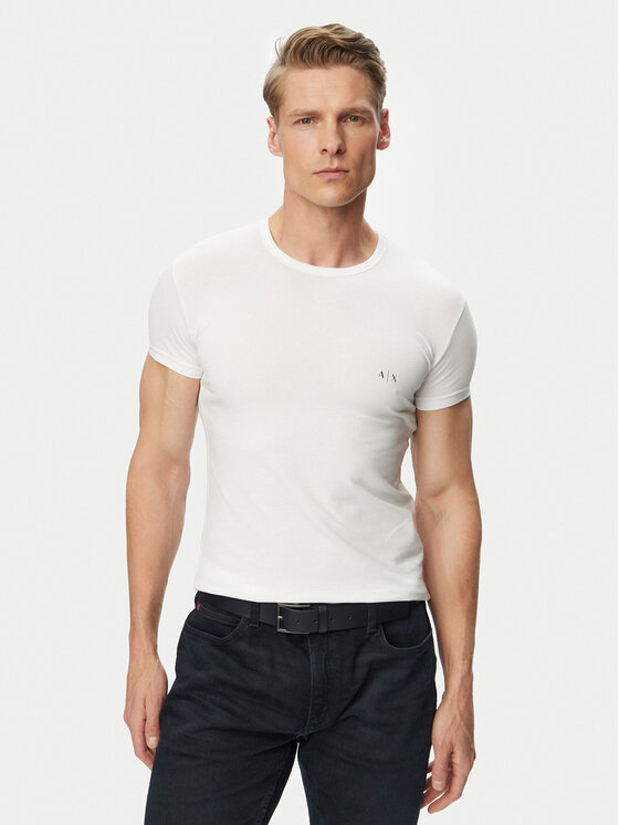 Armani Exchange Armani Exchange Комплект футболок 956005 CC282 04710 Білий Slim Fit
