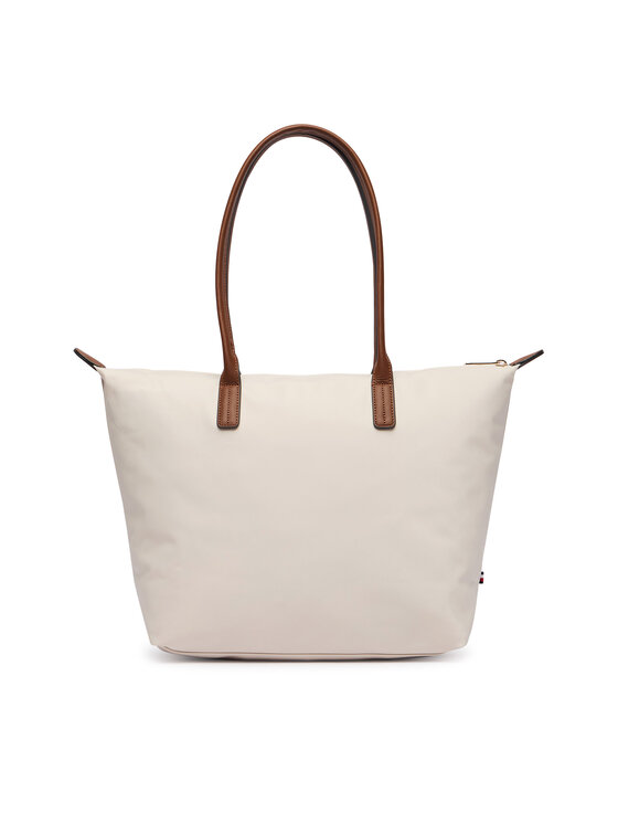 Tommy Hilfiger Soma Tommy Hilfiger Popette Tote AW0AW17711 Écru