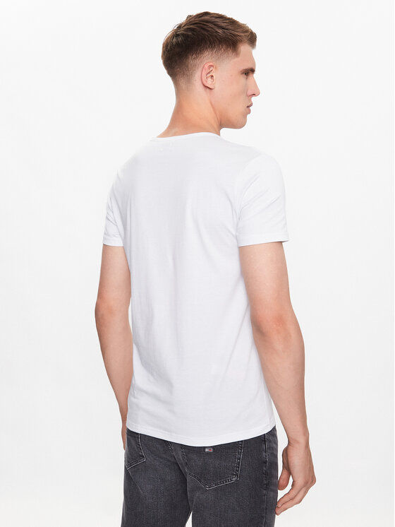 Pepe Jeans Pepe Jeans Conjunto de camisetas Pepe Tshirt 2P PMU10976 Blanco Regular Fit