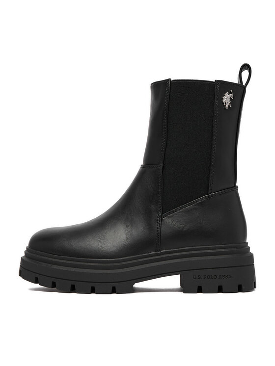 U.S. Polo Assn. Μποτάκια U.S. Polo Assn. EO-SVETA003W/GYE1 Μαύρο