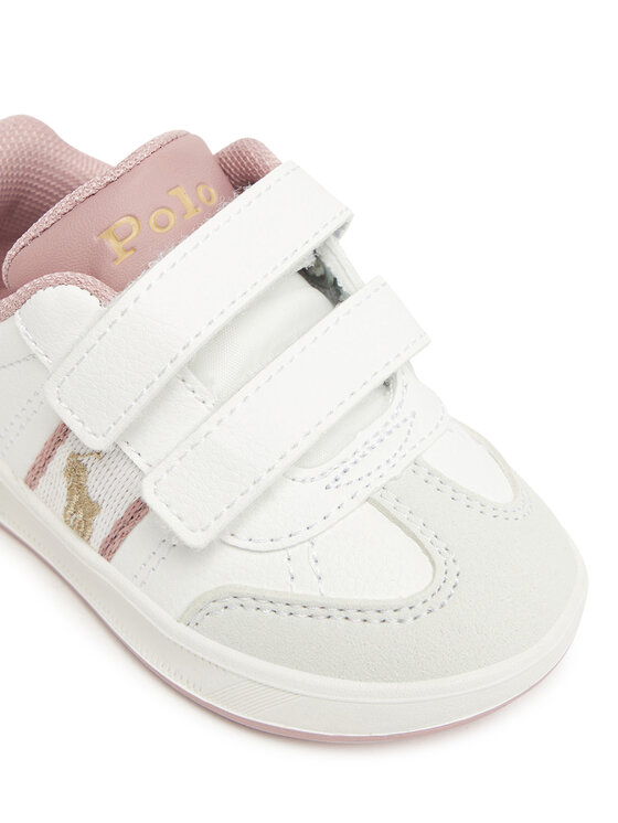 Polo Ralph Lauren Снікерcи Polo Ralph Lauren Heritage Court III T-Toe Ez RL03360101 Білий