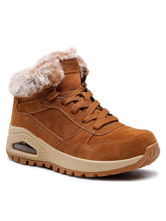 Skechers Черевики Skechers Uno Wintriness 167433/CSNT Коричневий