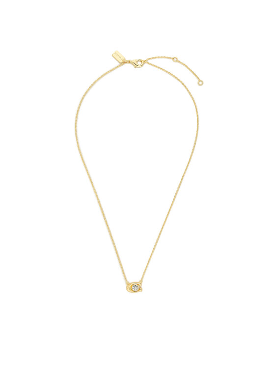Coach Комплект колие и обеци Coach Signature Necklace & Earring Set 37412845GLD110 Златист