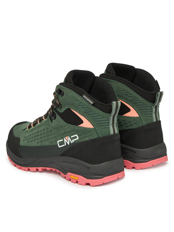 CMP Trekingová obuv CMP Vertyx Mid Wmn Wp 3Q17286 Světle zelená