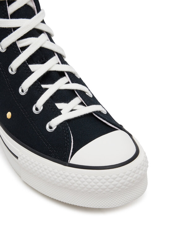 Converse Bambas Converse Chuck Taylor All Star Lift Polka Dots Platform A12608C Negro