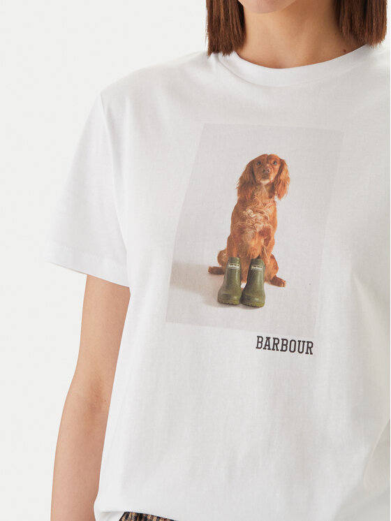 Barbour Barbour Camiseta Bedale LTS0715WH11 Blanco Regular Fit