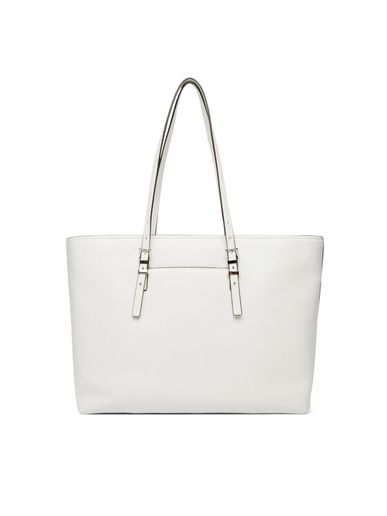 MICHAEL Michael Kors Ročna torba MICHAEL Michael Kors Quinn 30T5SQNT9L Bela