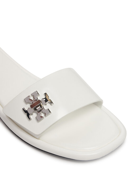 Tory Burch Шльопанці Tory Burch T Lock Slide 164676 Білий