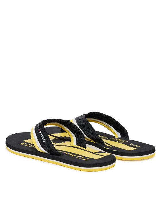 Tommy Hilfiger Flip-flops Tommy Hilfiger Patch Hilfiger Beach Sandal FM0FM05903 Fekete