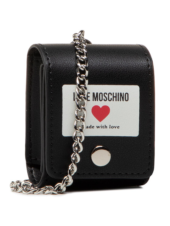 LOVE MOSCHINO Etui pentru căști LOVE MOSCHINO JC6401PP1CLI0000 Negru