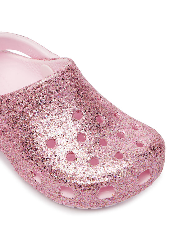 Crocs Шльопанці Crocs Classic Chunky Glitter Clog T 211940 Рожевий