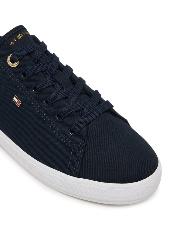 Tommy Hilfiger Sneakers Tommy Hilfiger Th Foxing Sneaker Canvas FW0FW09170 Blu scuro