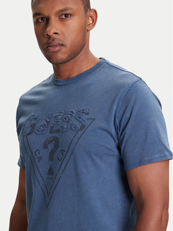 Guess Guess Футболка M5YI42 KBW41 Cиній Regular Fit