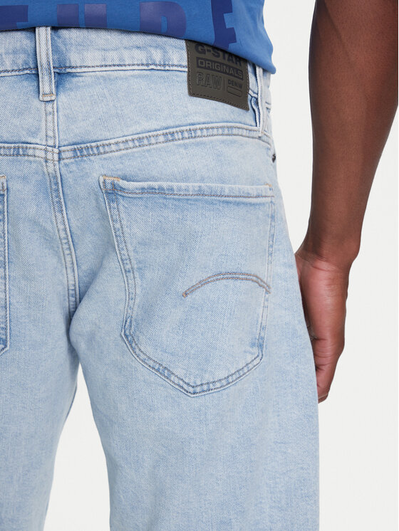 G-STAR G-Star Raw Jeans kratke hlače Mosa D24430-D549 Modra Regular Fit