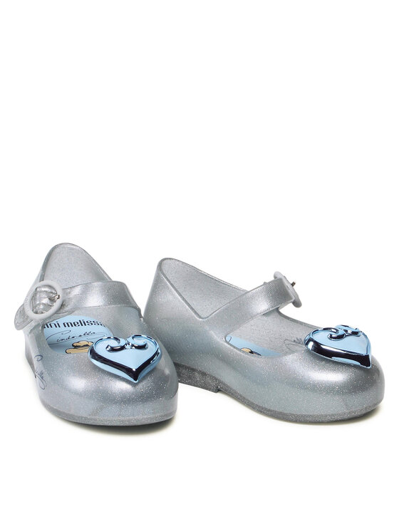 Melissa Baleríny Melissa Mini Melissa Sweet Love + Disn 33447 Stříbrná