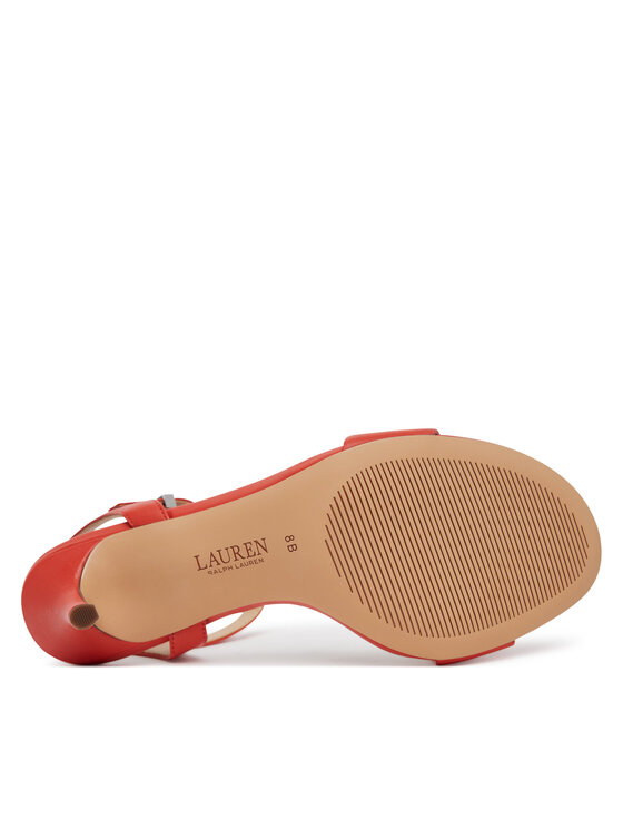 LAUREN RALPH LAUREN Sandały LAUREN RALPH LAUREN 802940727012 Czerwony