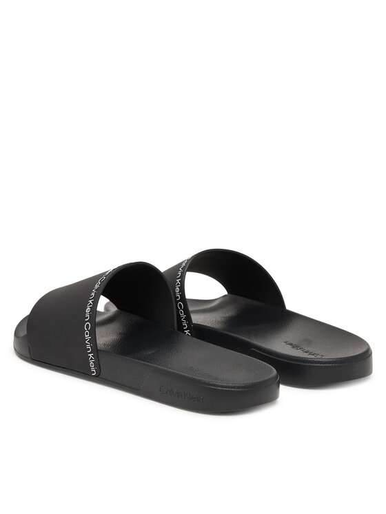 Calvin Klein Şlapi Calvin Klein Ess Slide Institutional Cv HM0HM02108 Negru