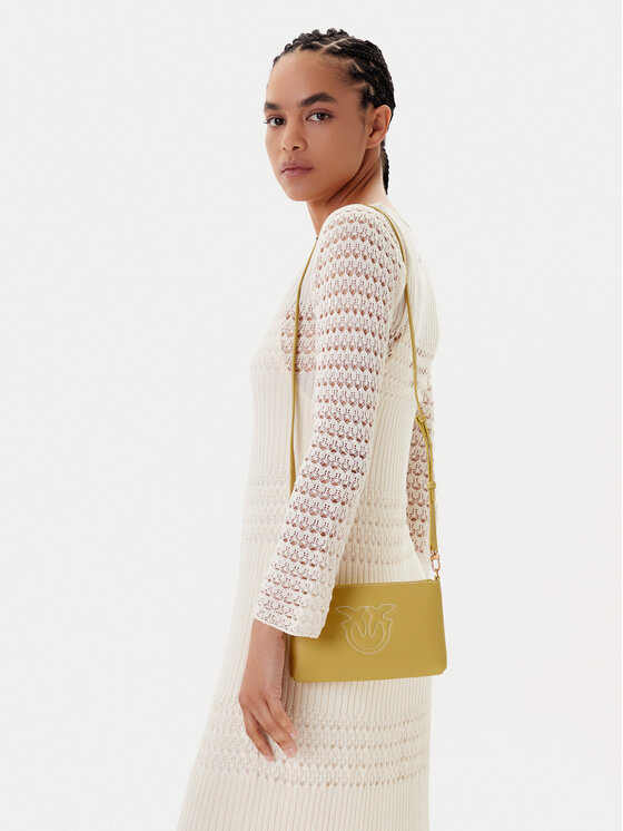 PINKO Kabelka PINKO Flat Horizontal Mini PE 25 PCPL 104277 A2AN Zelená