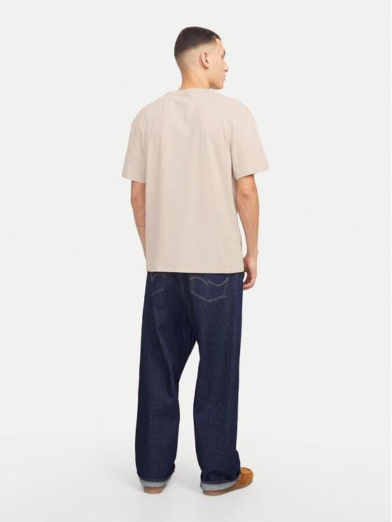 Jack & Jones Jack & Jones Majica Bryan 12268127 Bež Relaxed Fit