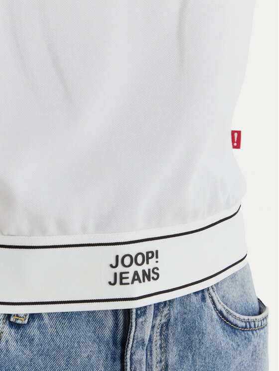 JOOP! Jeans JOOP! Jeans Polo majica Talena 10100104 30100660 Bela Modern Fit