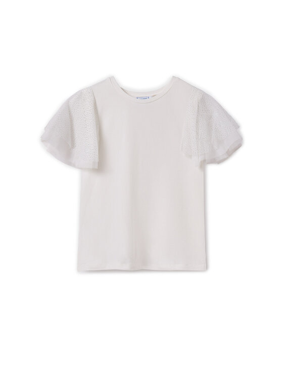 Mayoral Mayoral Футболка 6022 Écru Regular Fit