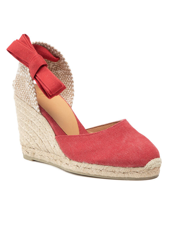 Castañer Espadrile Castañer Carina/8/002 021642-604 Rdeča