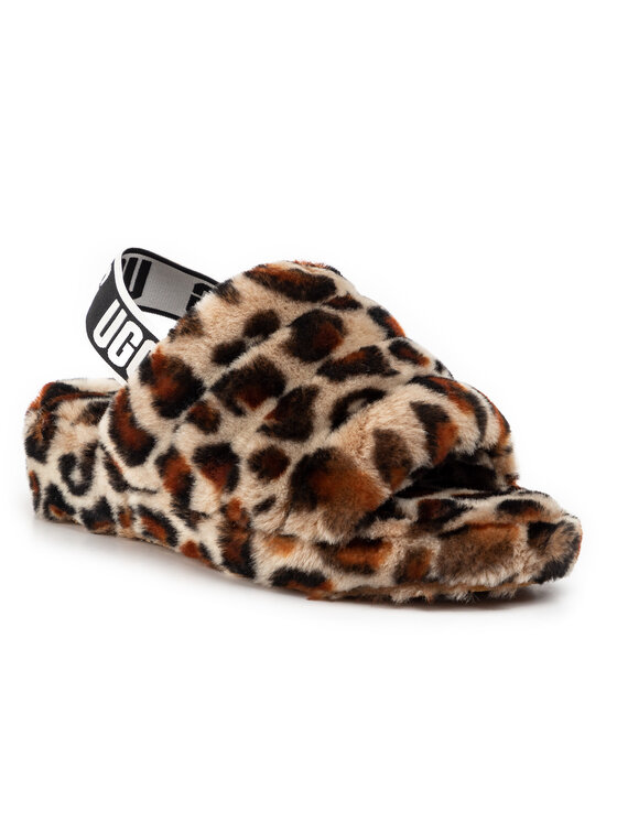 Ugg Kapcie Ugg W Fluff Yeah Slide Leopard 1106252 Kolorowy