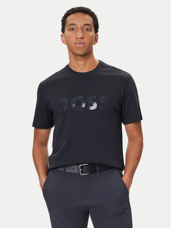 BOSS BOSS Camiseta Mirror Iconic 50547940 Azul marino Relaxed Fit