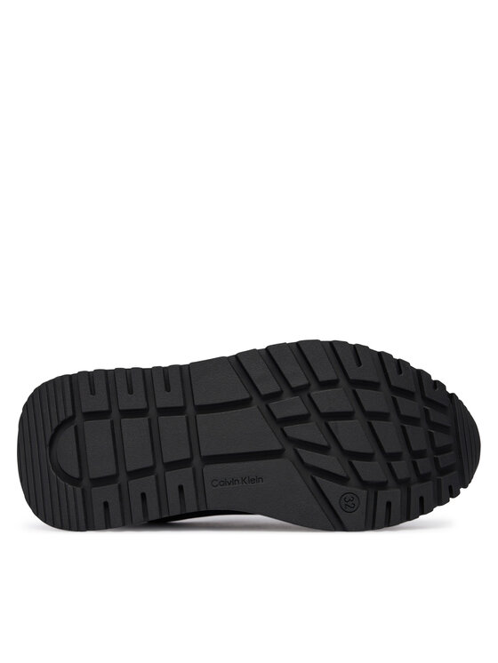 Calvin Klein Сникърси Calvin Klein Low Cut Lace-Up Sneaker V3A9-83110-1355 S Черен