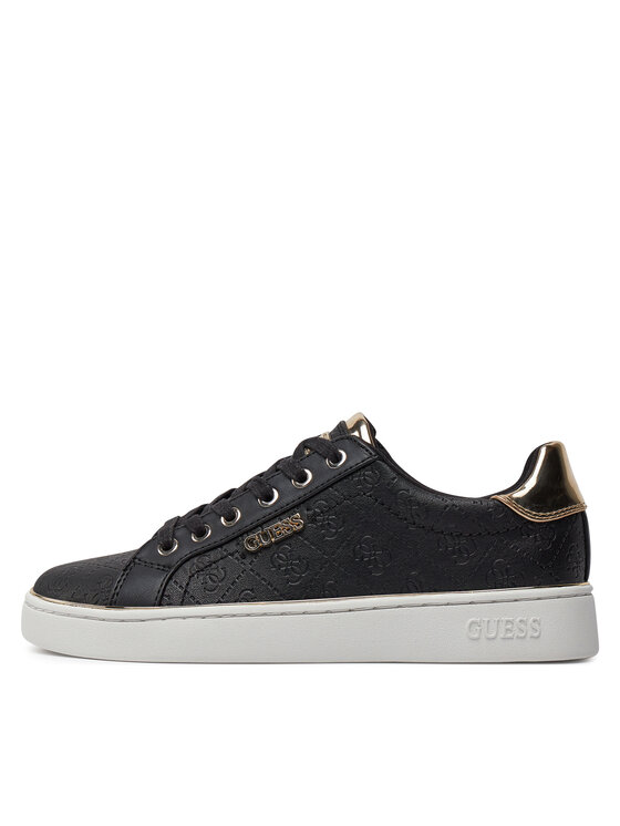 Guess Снікерcи Guess Beckie/Active Lady/Leather Lik FL5BEK FAL12 Чорний