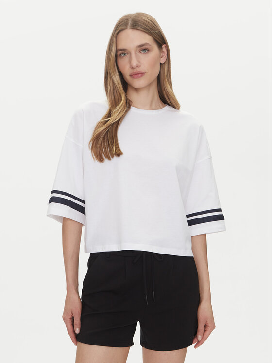 ONLY ONLY Marškinėliai Paloma 15351935 Balta Regular Fit