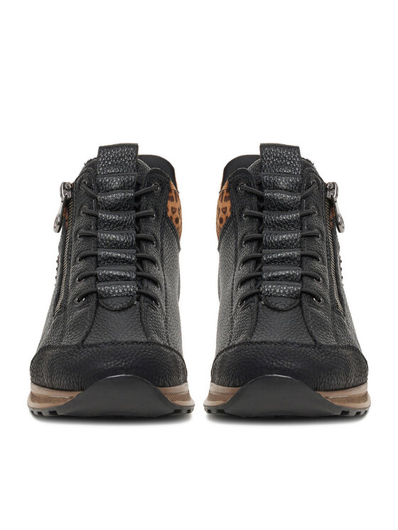 Rieker Sneakersy Rieker N1457-00 Čierna