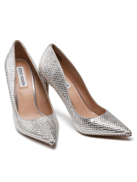 Steve Madden Туфлі на шпильці Steve Madden Vivie SM11001618-02003-998 Срібний