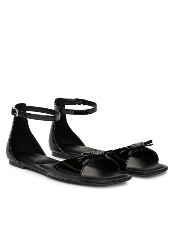 DKNY Sandale DKNY Dazey Flat Ankle Strap K1599651 Crna