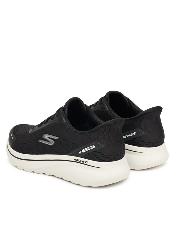 Skechers Sneakersy Skechers Go Walk Arch Fit N-Joy 217075 BKW Czarny