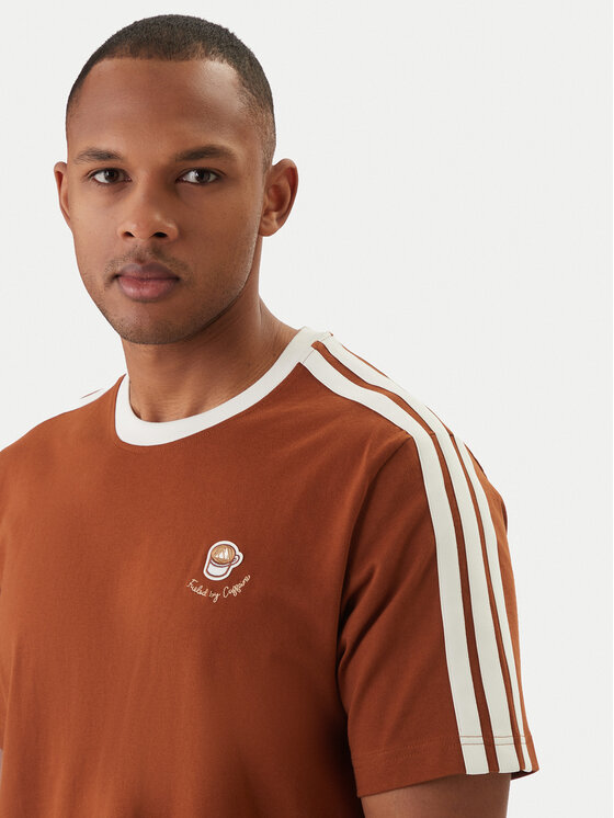 adidas adidas Camiseta Lux Coffee Cafe Cup Graphic JZ5070 Marrón Loose Fit