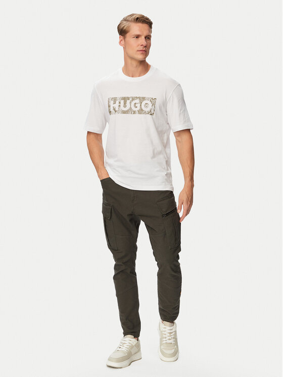 HUGO HUGO Camiseta Nerpient 50566041 Blanco Regular Fit