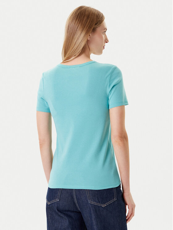 United Colors Of Benetton United Colors Of Benetton Majica 3GA2E16A0 Zelena Regular Fit