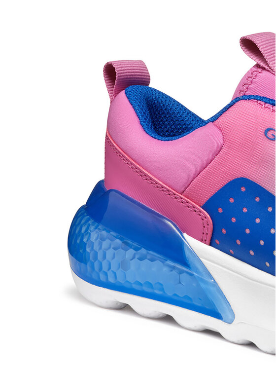 Geox Sneakersy Geox J Activart Illuminus J45LZA 02A9J C8NK4 M Ružová