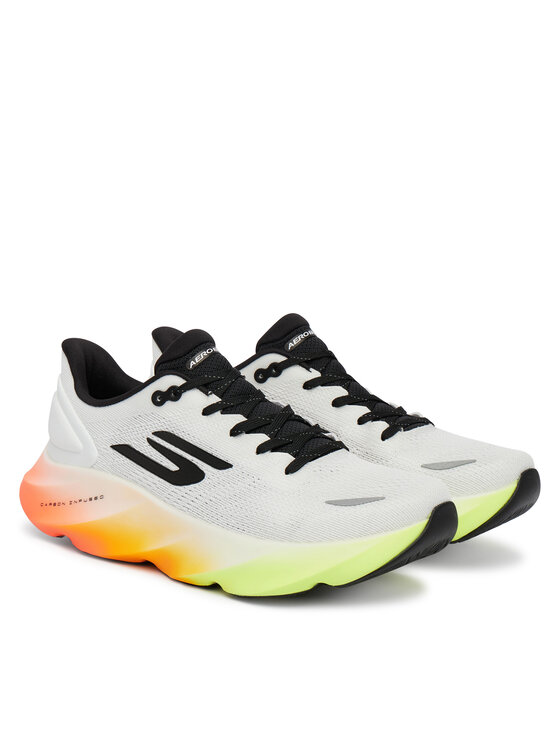 Skechers Pantofi pentru alergare Skechers Aero Burst 246210/WBMT Alb
