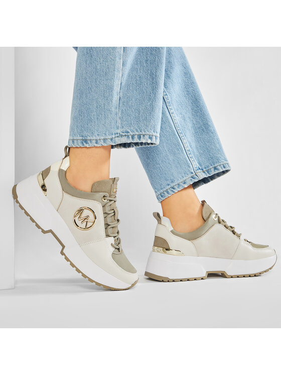 MICHAEL Michael Kors Snīkeri MICHAEL Michael Kors Cosmo Trainer 43F9CSFS2S Bēšs