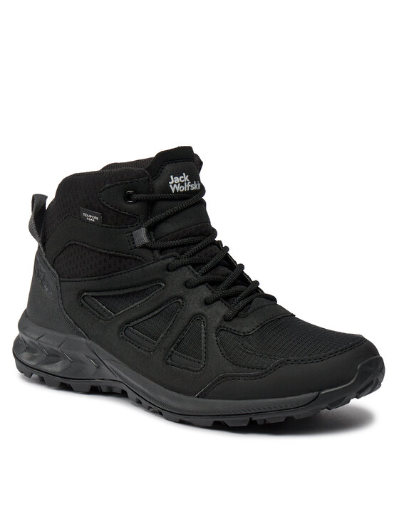 Jack Wolfskin Трекінгові черевики Jack Wolfskin Woodland 2 Texapore Mid M 4051261 Чорний