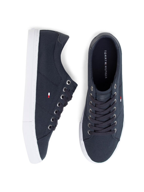 Tommy Hilfiger Zapatillas de tenis Tommy Hilfiger Seasonal Textile Sneaker FM0FM02687 Azul marino