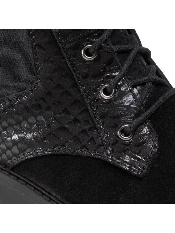 Sergio Bardi Kotníková obuv s elastickým prvkem Sergio Bardi SB-36-10-001016 Černá