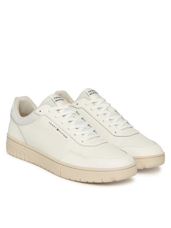 Tommy Hilfiger Tenisice Tommy Hilfiger Th Basket Core FM0FM05629 Écru