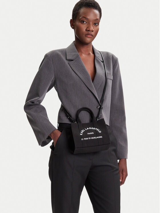 KARL LAGERFELD Kabelka KARL LAGERFELD A3W50118 Černá