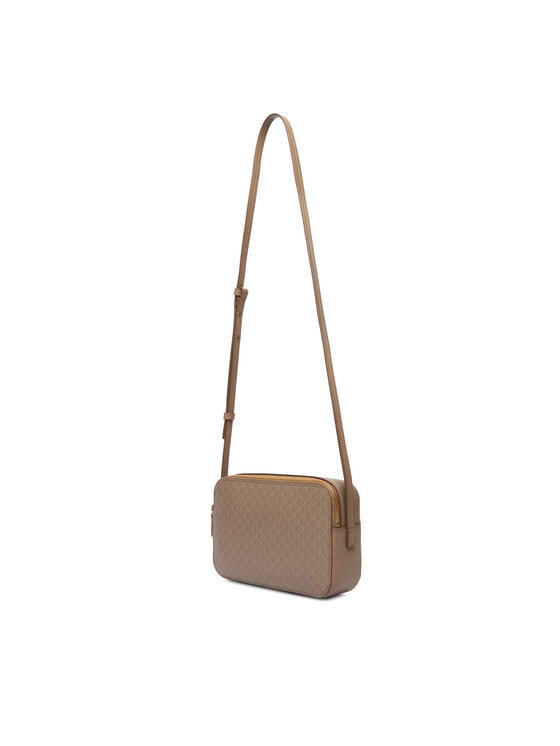 Calvin Klein Geantă Calvin Klein Emblem Aop Elongated Camera Bag LV04F3268G Bej